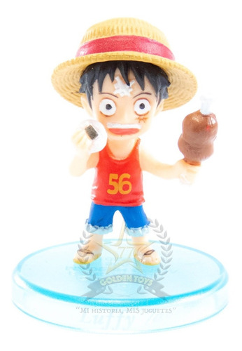 One Piece Mini Figure Bac Luffy 7 Years Rojo  Golden Toys