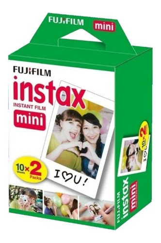 Rollo Fujifilm Pack 20 Fotos Instax Mini Lomo Blanco