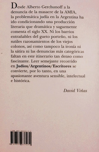 Judios / Argentinos / Escritores - Varios Autores
