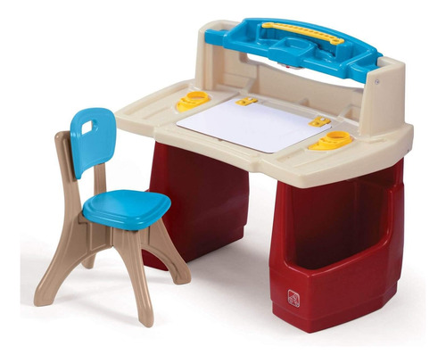 Step2 Deluxe Art Master Kids Desk | Ensambla En Min, Multi/n