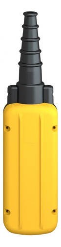 Botoeira Pendente 3 Furos Ø22mm Xaca03 Schneider Cor Amarelo