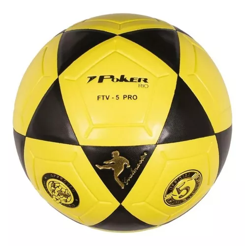 Bola amarela com preto futebol