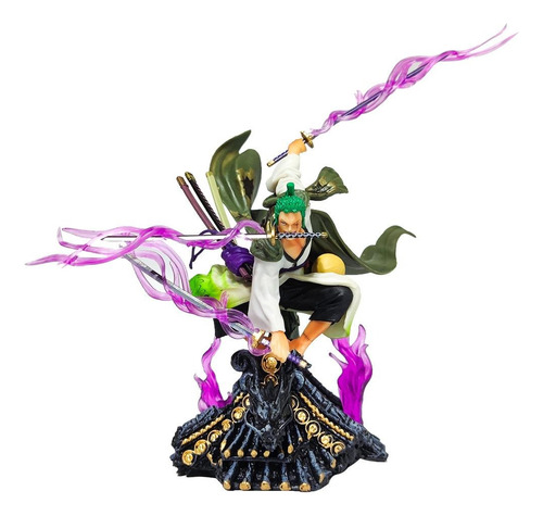 Figura Acción De Bellamente Zoro Roronoa De One Piece Anime