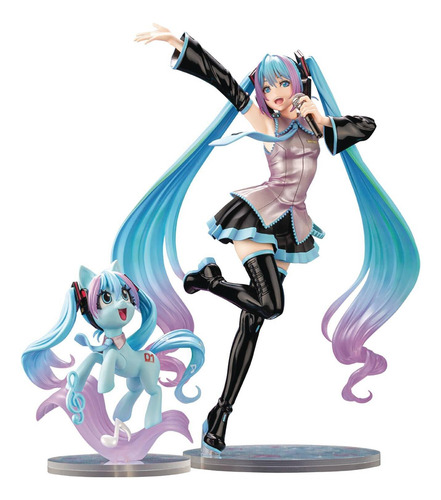 Kotobukiya Hatsune Miku Feat. Estatua De Mi Pequeno Poni Bis