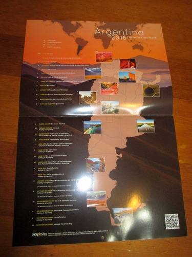 Calendario Argentina 2016 Florian Von Der Fecht Boedo Caba (Usado)
