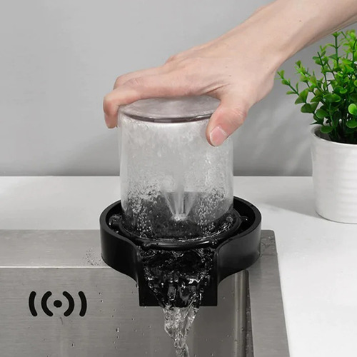 Rinser Lavacopas Automático Bacha Acero Enjuagadora Vasos