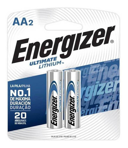 Batería De Litio Energizer Aa X2