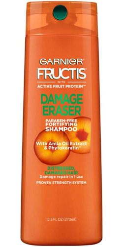 Garnier Champú Borrador De Daños Fructis, Cabello Dañado.