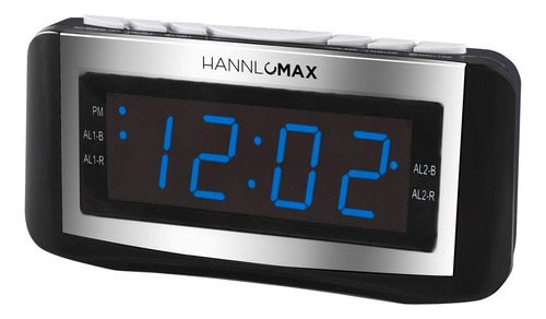 Hannlomax Hx-117cr Radio Despertador Pll Am/fm, Pantalla Led