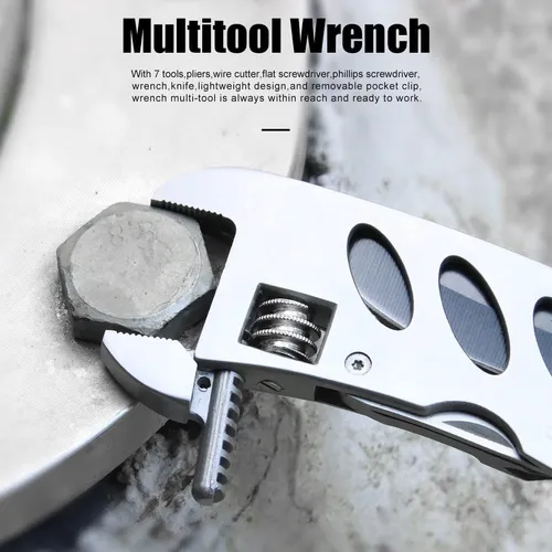 Llave Multiherramienta Alicates Multiusos Con 7 Herramientas