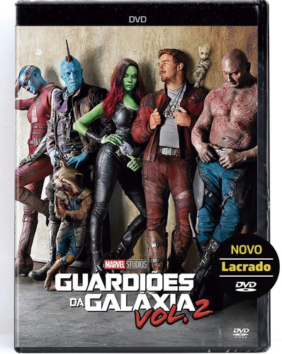 Dvd Guardiões Da Galáxia Volume 2 - Original Novo Lacrado
