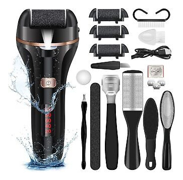 Electric Foot File Callus Remover, Rechargeable Pedicure Ssb