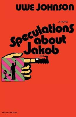 Libro Speculations About Jakob - Uwe Johnson