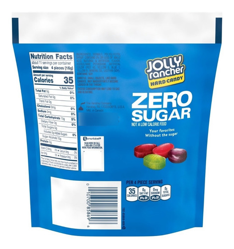 Jolly Rancher Sugar Free Candy Pouch - 6.1oz