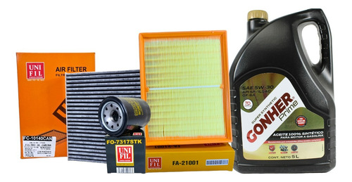 Kit Afinación Para Nissan Np300 2.5 16-22 5w30 Api Sp & Aire