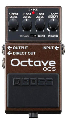 Pedal Efecto Guitarra Octava Oc-5 Modo Vintage Poliester Año