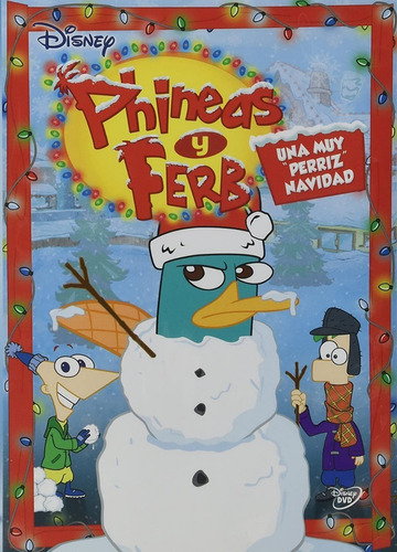 Pelicula Phineas Y Ferb Una Muy Perriz Navidad Dvd