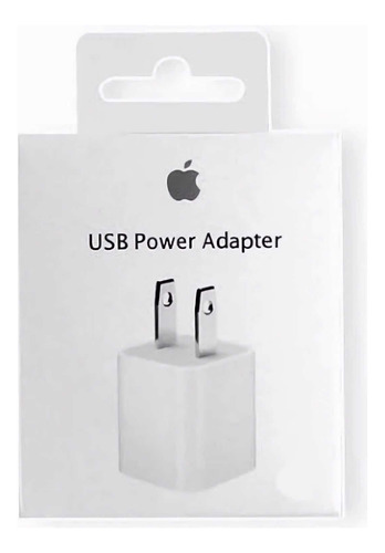 Cubo Cargador Apple Clásico 5w Usb Original