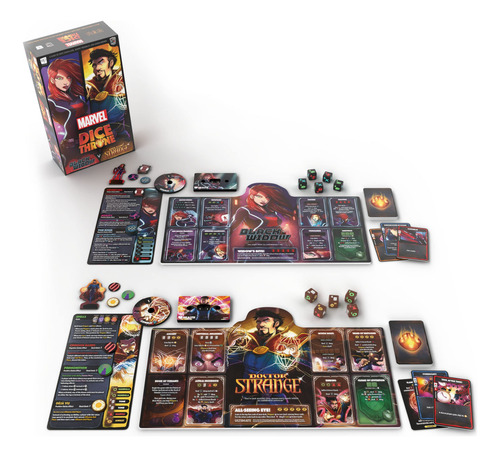 Dice Throne Usaopoly Marvel 2 Hero Box Black Widow Doctor