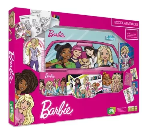 Jogo Barbie Box De Atividades 90943 - Copag