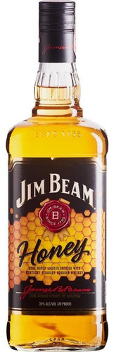 Licor Fino Bourbon Whisky e Mel Jim Beam Garrafa 1l