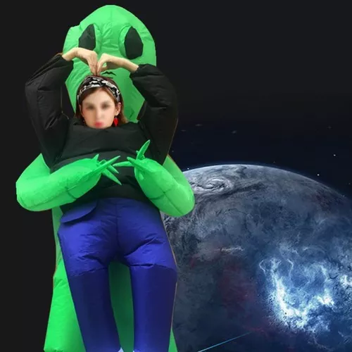 Alien Inflable Disfraz Traje Mujer Hombre Navidad Halloween