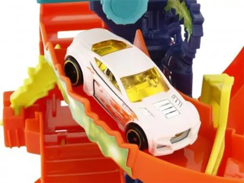 Pista Color Shifters - Color Splash Estação Cientifica + Carro Torque  Twister - Hot Wheels - Mattel no Shoptime