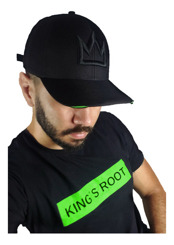 Boné Aba Curva Modelada Hat Dat King's Root Original Premium