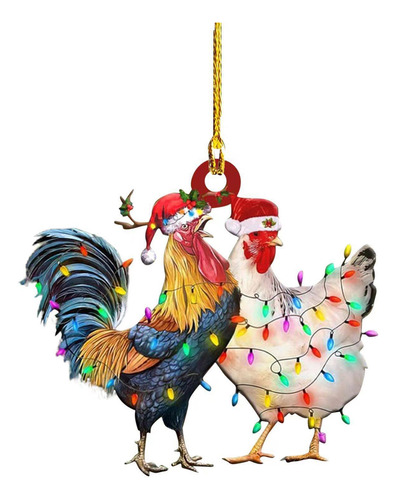 7x2023 Colgante De Navidad Artesanías Acrílicas