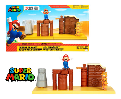 Juego Del Desierto Con Figura De Acción Super Mario.