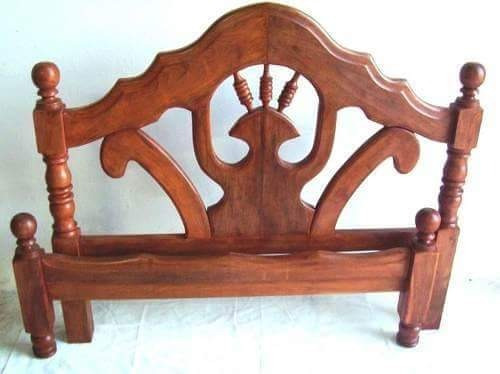 Imagen 5 de 6 de Cama Reforzada De Algarrobo 2 Plazas. Flor Delice