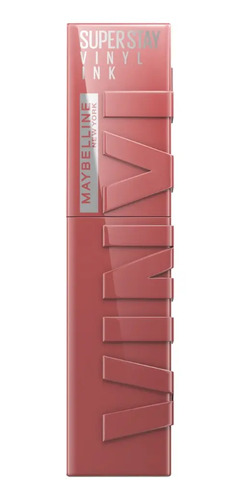 Batom Líquido, Longa Duração, Acabamento Vinil Espelhado e Efeito Gloss, Brilho Instantâneo, Conforto para os Lábios, Fórmula Vegana, Cor Cheeky, SuperStay Vinyl Ink Maybelline NY 4,2ml