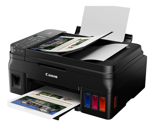 Imagem 3 de 4 de Impressora a cor multifuncional Canon Pixma G4111 com wifi preta 110V/220V
