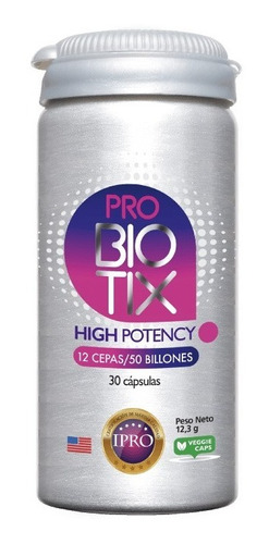 Probiotix High Potency (30 Caps) 12 Cepas / 50 Billones