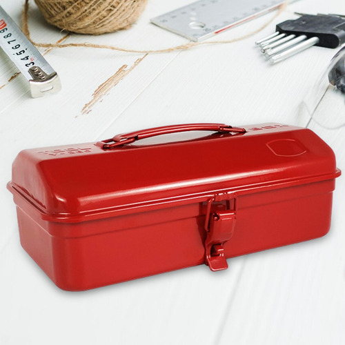 Caja De Herramientas Portátil, Caja De Almacenamiento Rojo