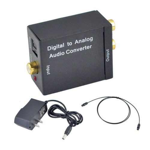 96 Khz Digital Óptico Toslink A Analógico Rca Audio Converte