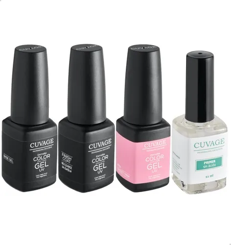 comprar Esmaltes Semipermanentes Kit X 4 Color Base Top Coat Primer