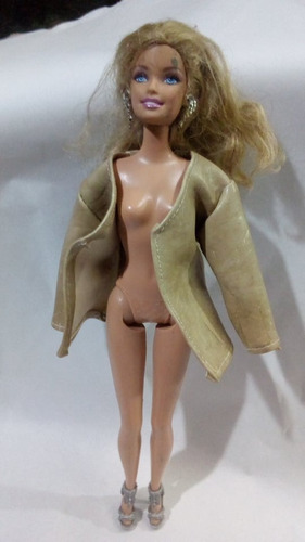 Muñeca Barbie Con Saco Zapatos Y Aros  Año 1998 Tal Fotos 