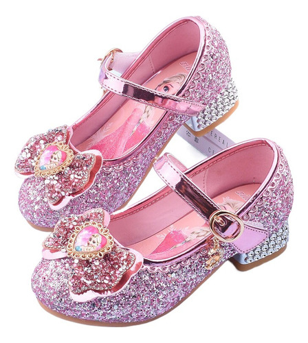 Zapatos De Princesa Con Lentejuelas Para Niños De Sandalias