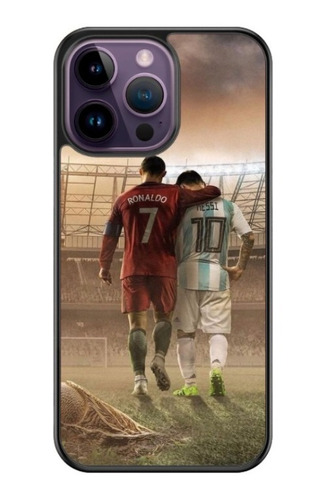 Funda Protector Para iPhone Cristiano Ronaldo Messi Amigos