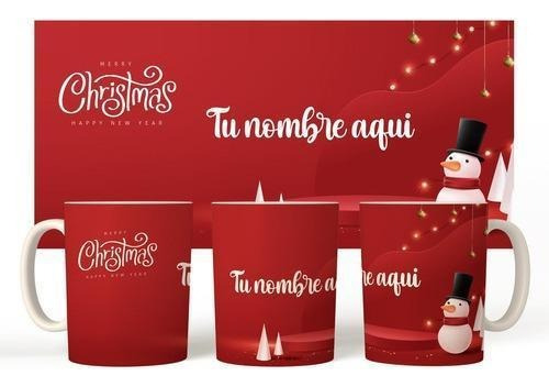 Taza Magica Navidad Ugly Personaliza Fin De Año Modelo 40