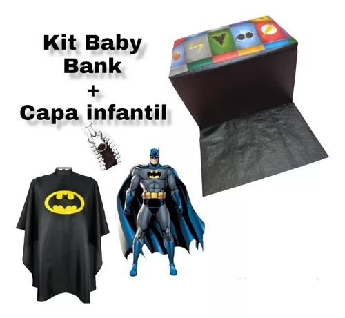 puff De Criança Cadeira De Barbeiro Baby Bank Infantil barbearia