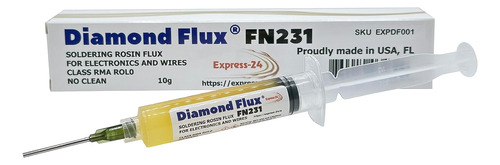 Diamond Flux Fn231 Flujo De Soldadura Paste Noclean Gel Rma