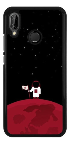 Funda Protector Para Huawei Astronauta Tumblr Luna Roja
