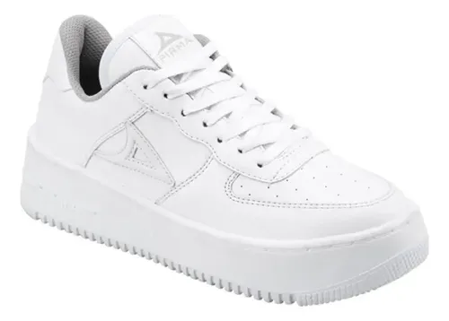 Tenis Blancos Pirma Brasil Mujer Casuales
