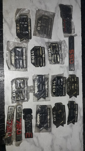 Imagen 2 de 5 de Insignias Moto Antiguas Honda Gilera Kawasaki Suzuki.3gmotos