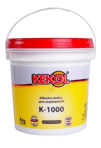 Kekol K1000 Cola Vinilica Profesional 4 Kg Cola Carpintero 