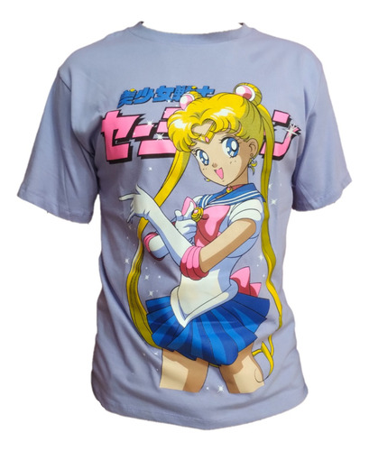 Remera Lila Anime Retro Sailor Moon Calidad Premium