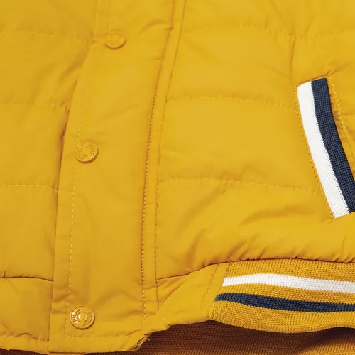 Parka Con Capucha Bebé Niño Mostaza Pillin