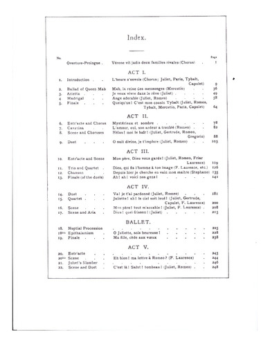 Romeo And Juliet: G.schirmer Opera Score / Romeo Y Julieta